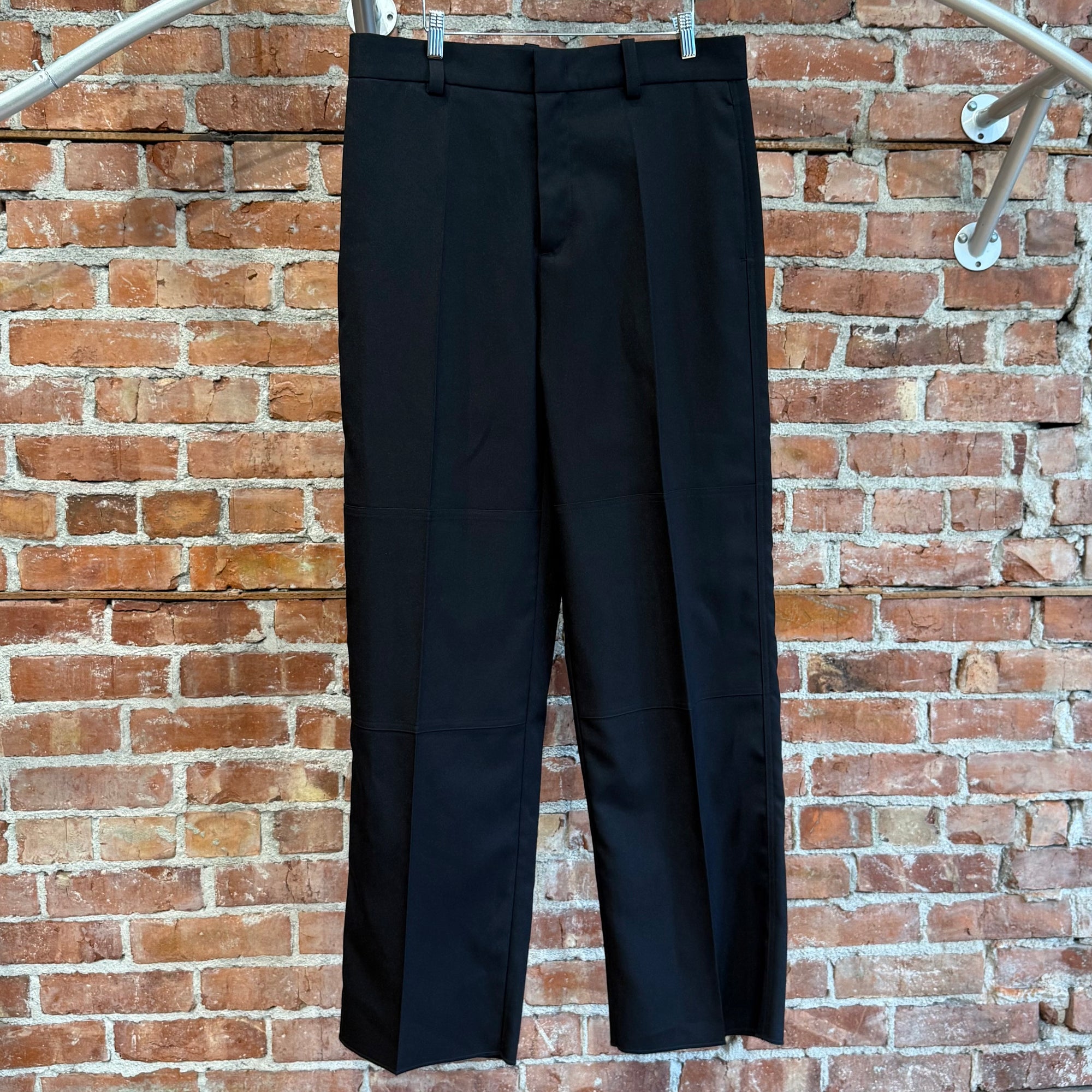 JIL SANDERS ARTICULATED PLEAT TROUSERS ‘BLACK’