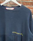 ECKHAUS LATTA PANELED LONGSLEEVE ‘NAVY’