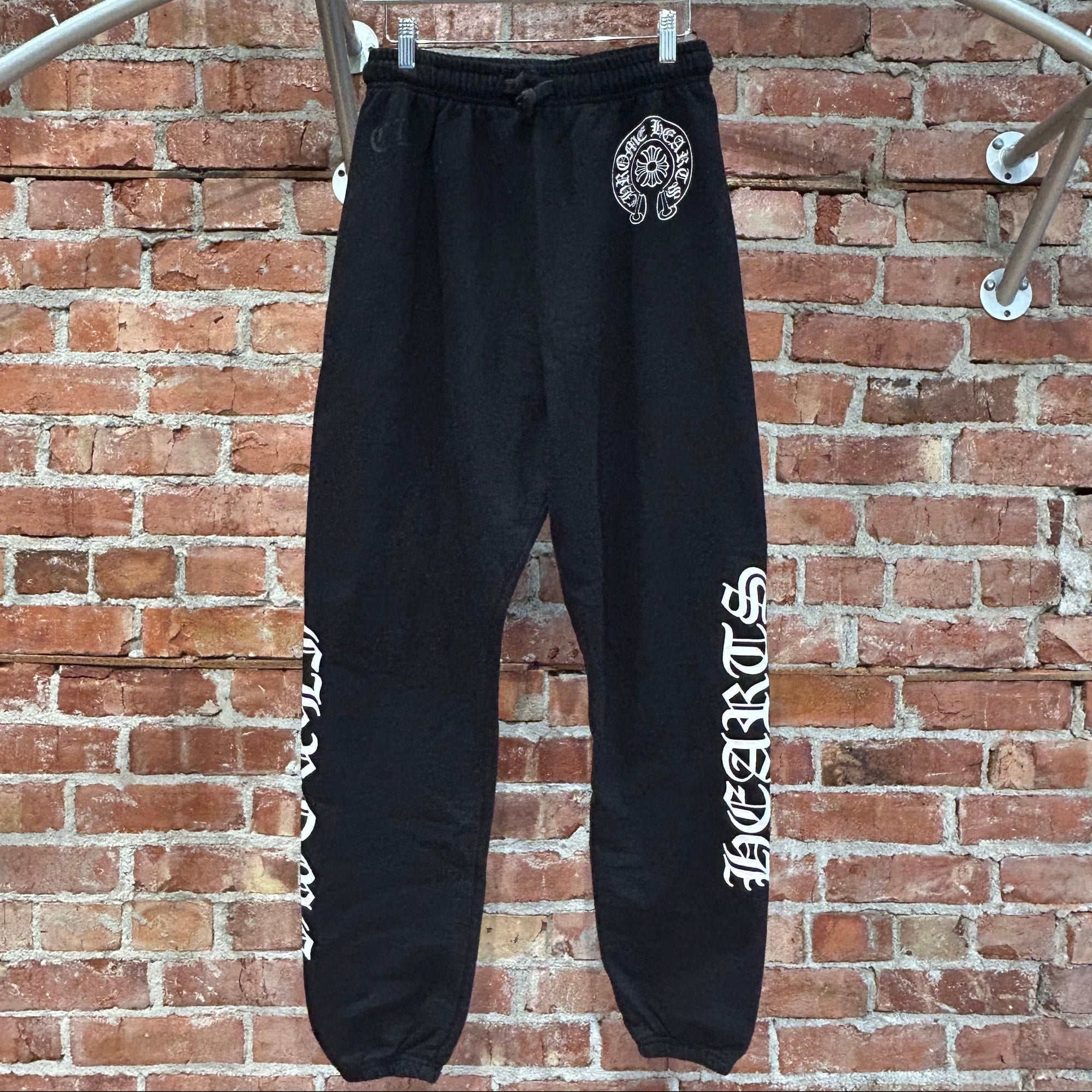 CHROME HEARTS SCRIPT LOGO SWEATPANTS ‘BLACK’