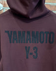 YOHJI YAMAMOTO Y-3 MESH KNIT HOODIE ‘WINE’