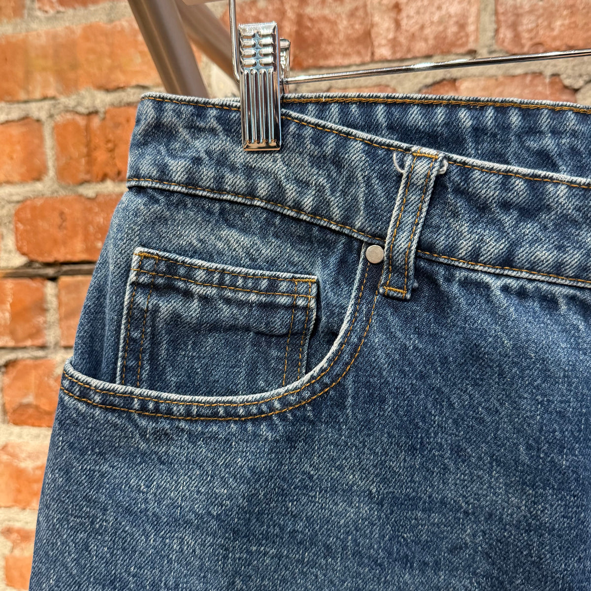 BASKETCASE WIDE BAGGY DENIM ‘BLUE’