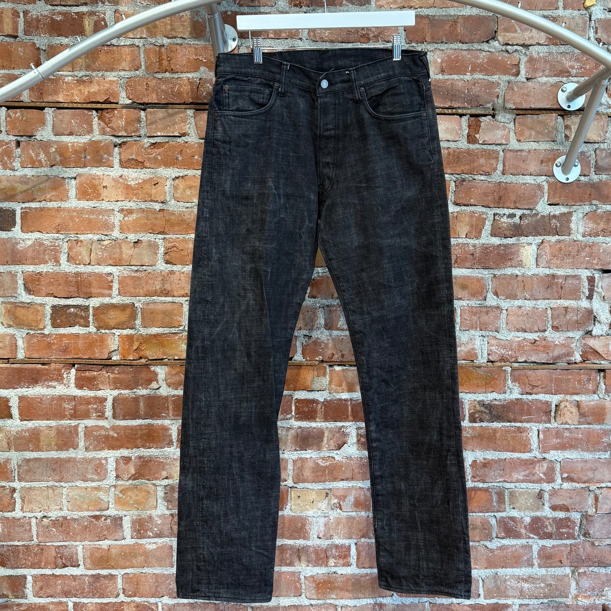 EVISU LOT 2000 CHAIN STITCH GULL DENIM ‘BLACK’
