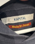 KAPITAL FARMS CREST SWEATSHIRT ‘NAVY’