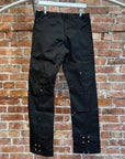 HELIOT EMIL FW19 CARGO TWILL UTILITY PANTS ‘BLACK’