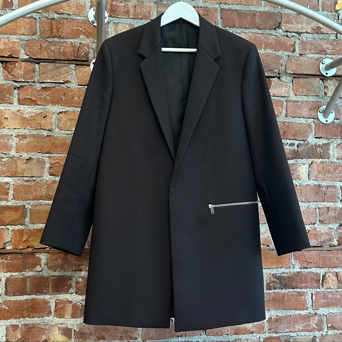 JIL SANDER SHARP WOOL SERGE JACKET &amp; PANTS ‘BROWN’
