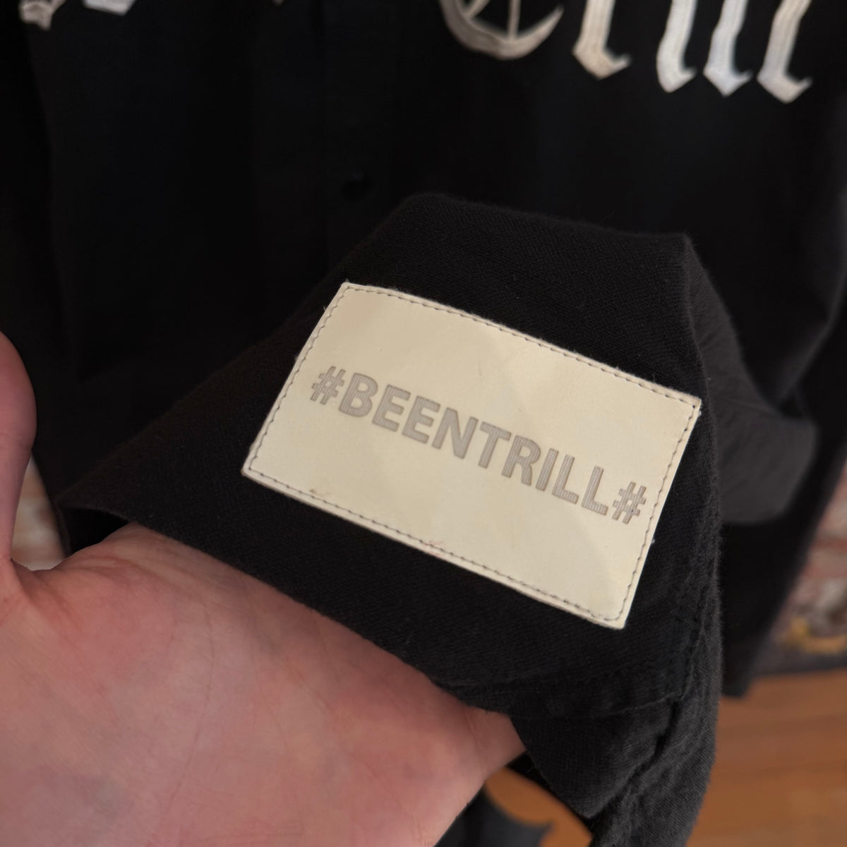 BEENTRILL BUTTON UP SHIRT ‘BLACK/WHITE’