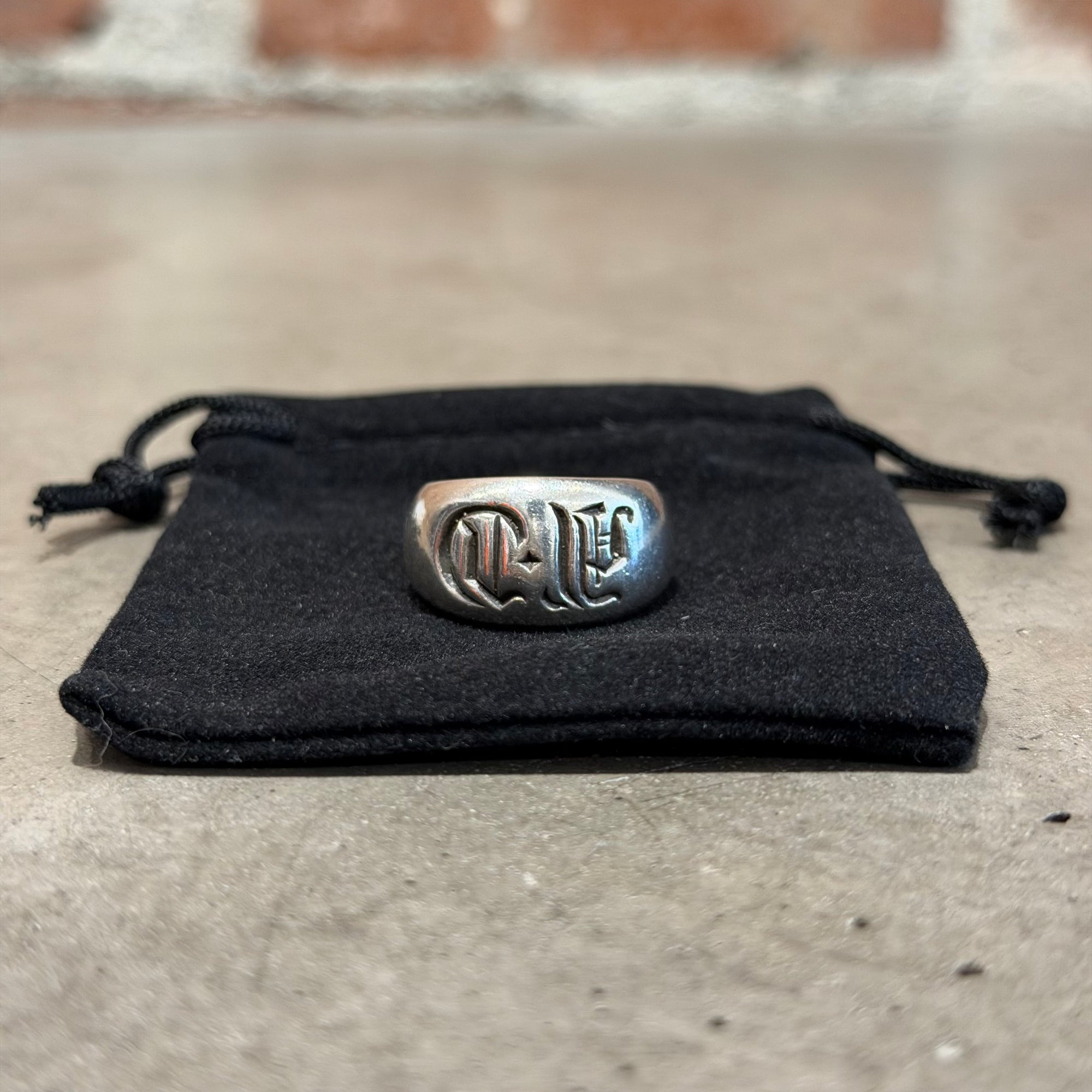 CHROME HEARTS SEAL STAMP RING ‘SILVER’