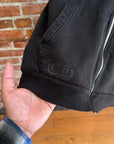 CHROME HEARTS FADED T-BAR ZIP HOODIE ‘BLACK’