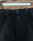 BALENCIAGA SS23 BAGGY SIZE STICKER DENIM ‘BLACK’