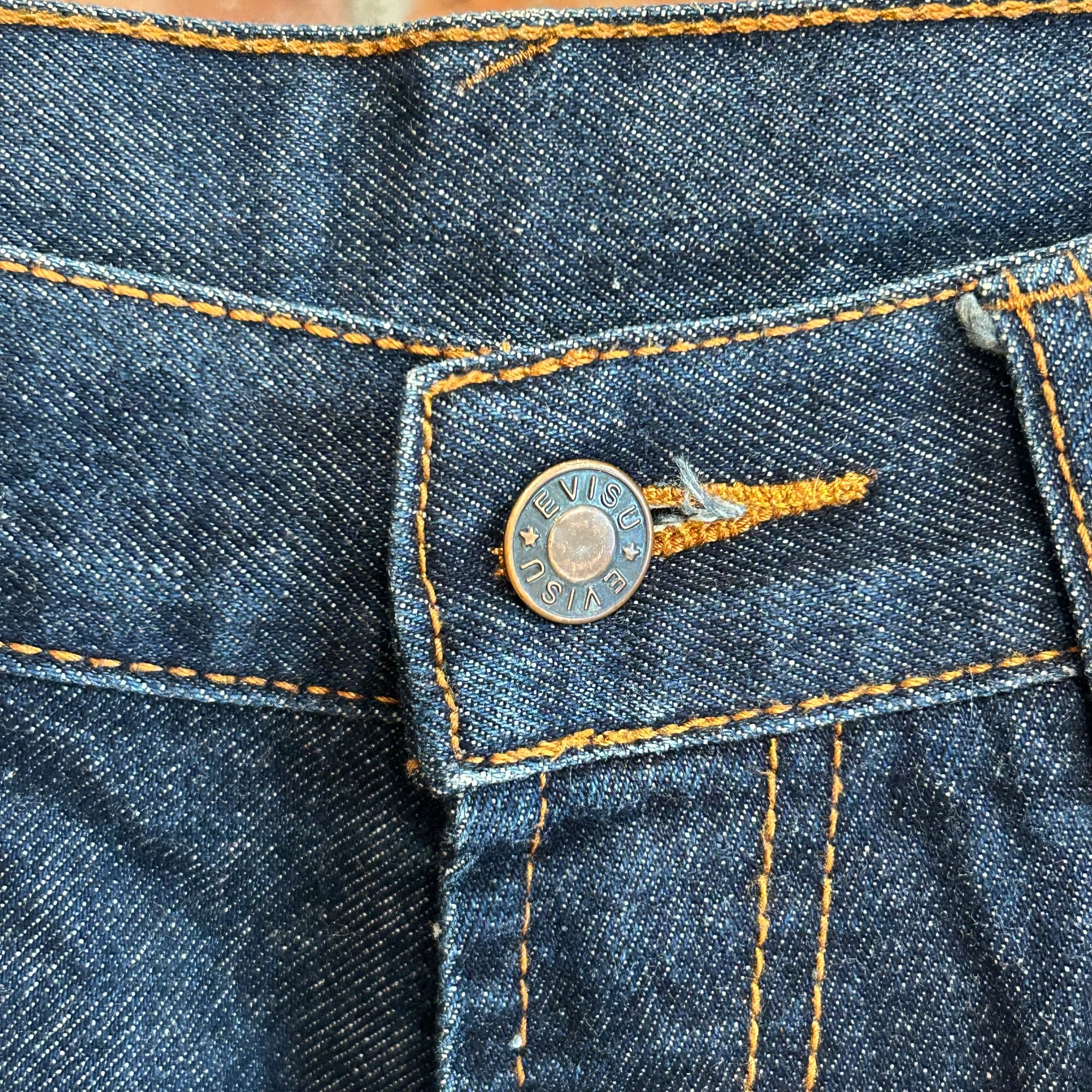 EVISU CHAINSTITCH GULL SHORTS 'INDIGO'