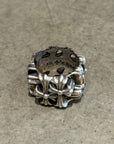 CHROME HEARTS SQUARE CEMETERY RING ‘SILVER’