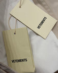 VETEMENTS SS25 CARGO SHORTS ‘WHITE’