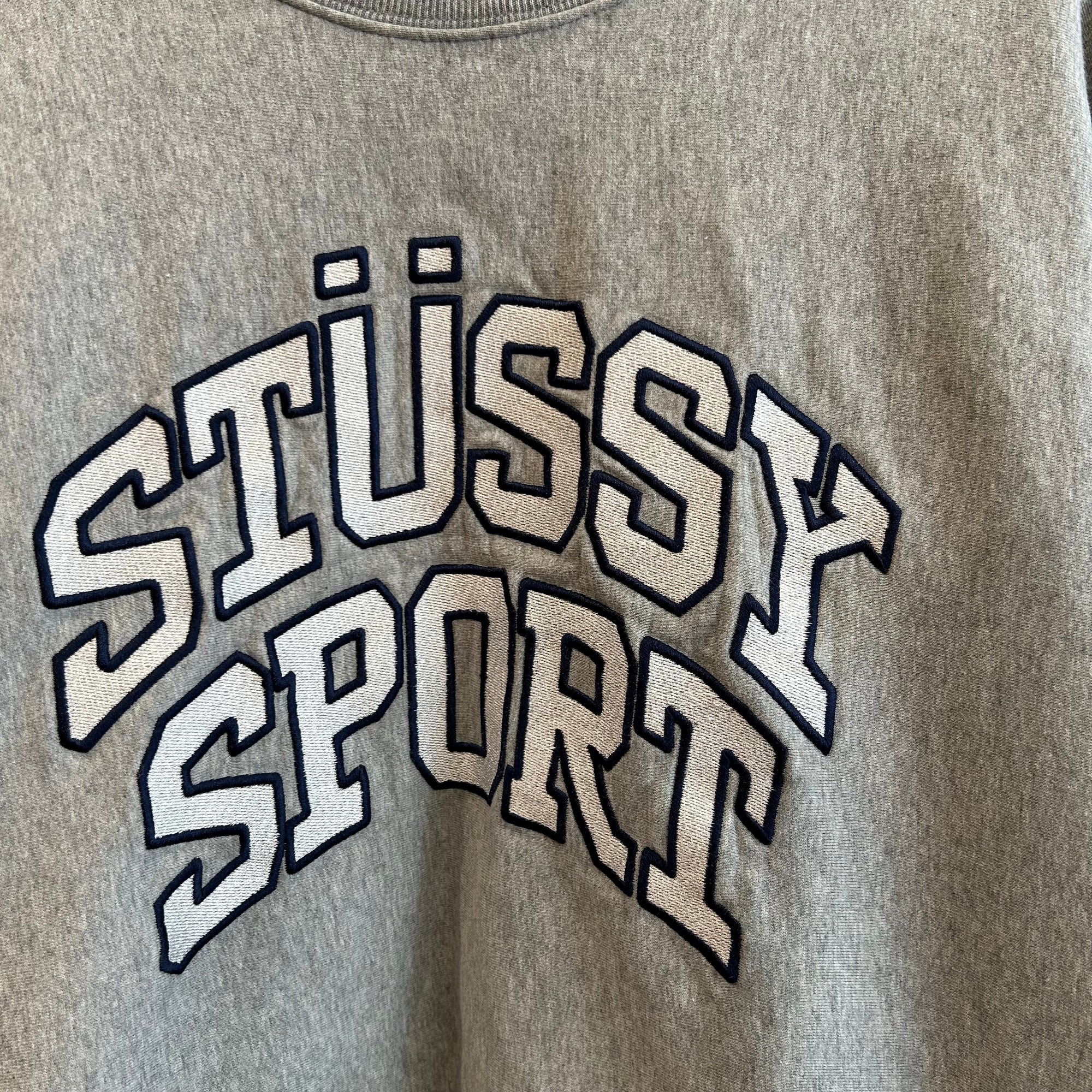 STUSSY SPORT CREWNECK ‘GRAY’