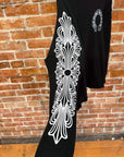 CHROME HEARTS HORSESHOE FLORAL THERMAL LONG SLEEVE ‘BLACK’