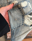GALLERY DEPT. BOWERY 5001 DISTRESSED DENIM ‘VINTAGE BLUE’