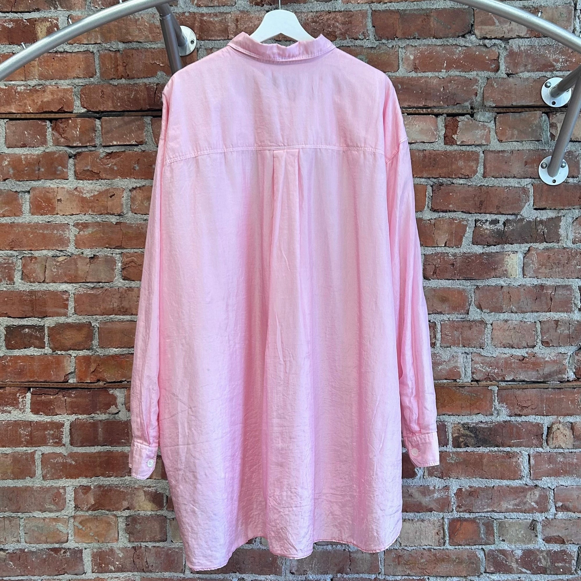 OUR LEGACY DARLING COTTON SILK SHIRT ‘BABY PINK’