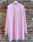 OUR LEGACY DARLING COTTON SILK SHIRT ‘BABY PINK’
