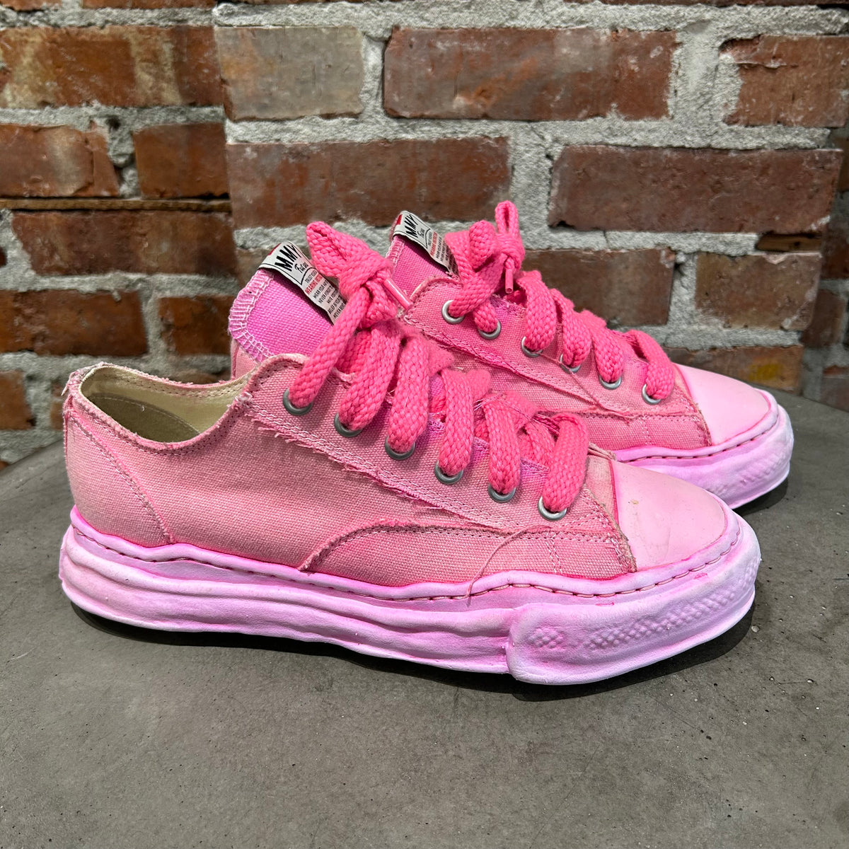 MAISON MIHARA YASUHIRO PETERSON LOW SNEAKERS ‘PINK’