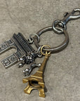 BALENCIAGA PARIS LANDMARKS KEYCHAIN ‘SILVER’
