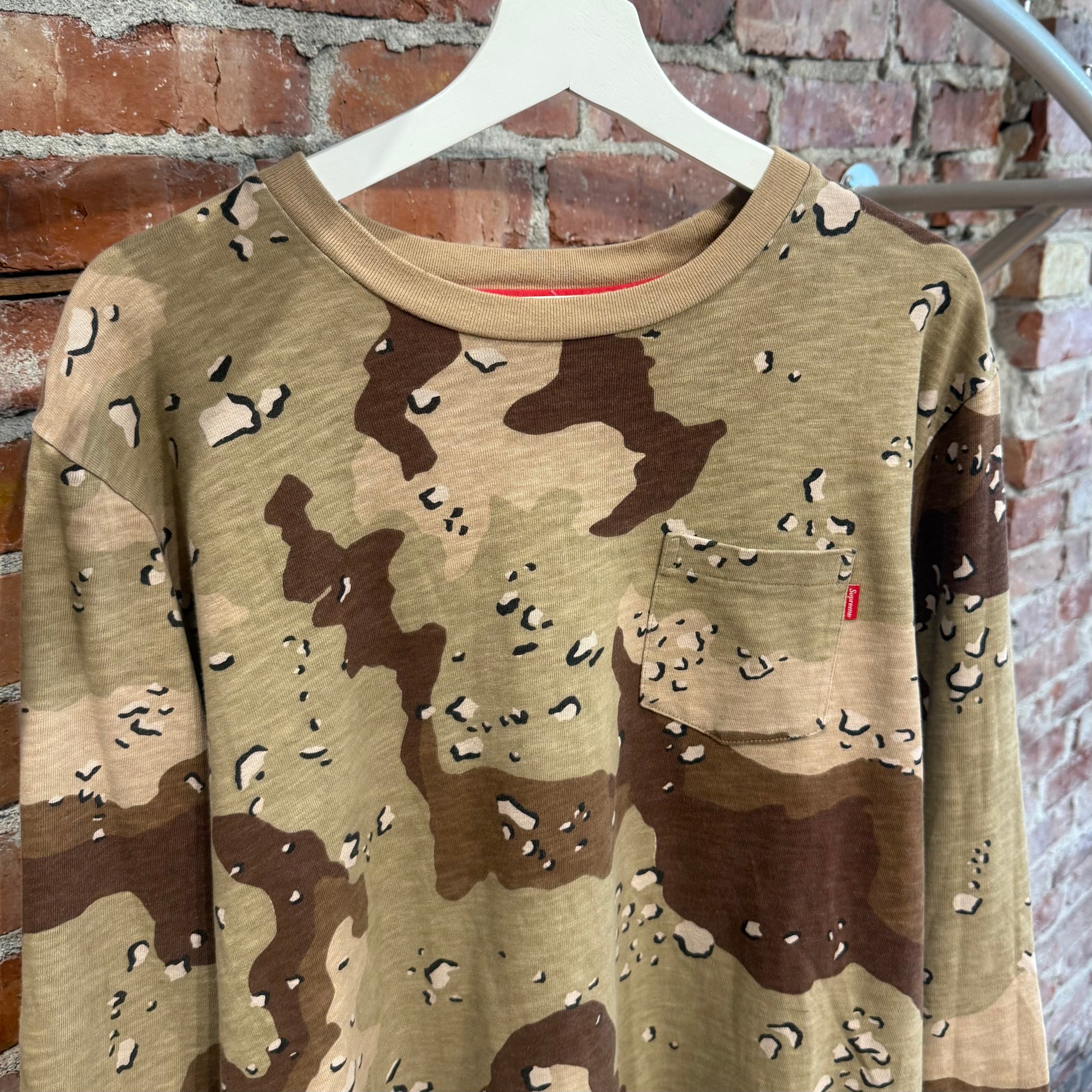 SUPREME FW15 DESERT CAMO LONGSLEEVE ‘SAND’