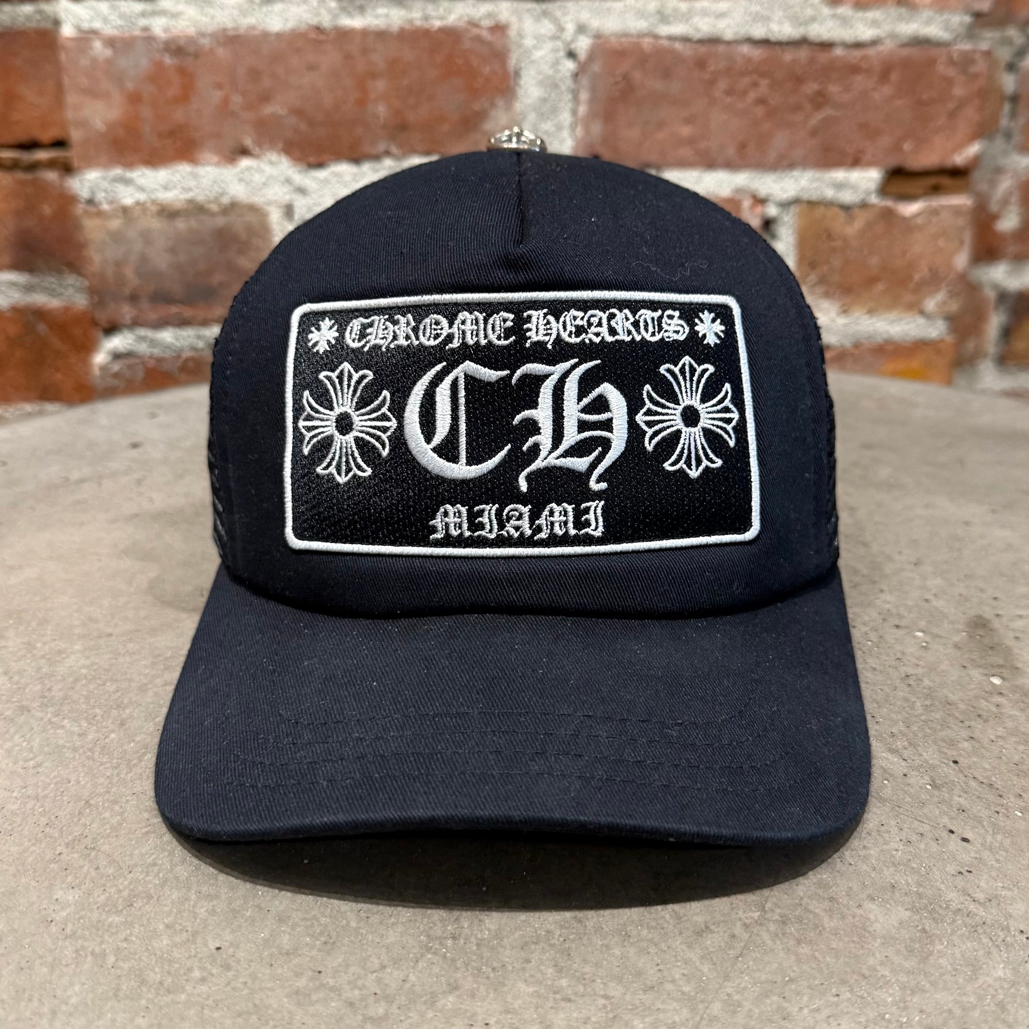 CHROME HEARTS MIAMI CH TRUCKER HAT ‘BLACK’