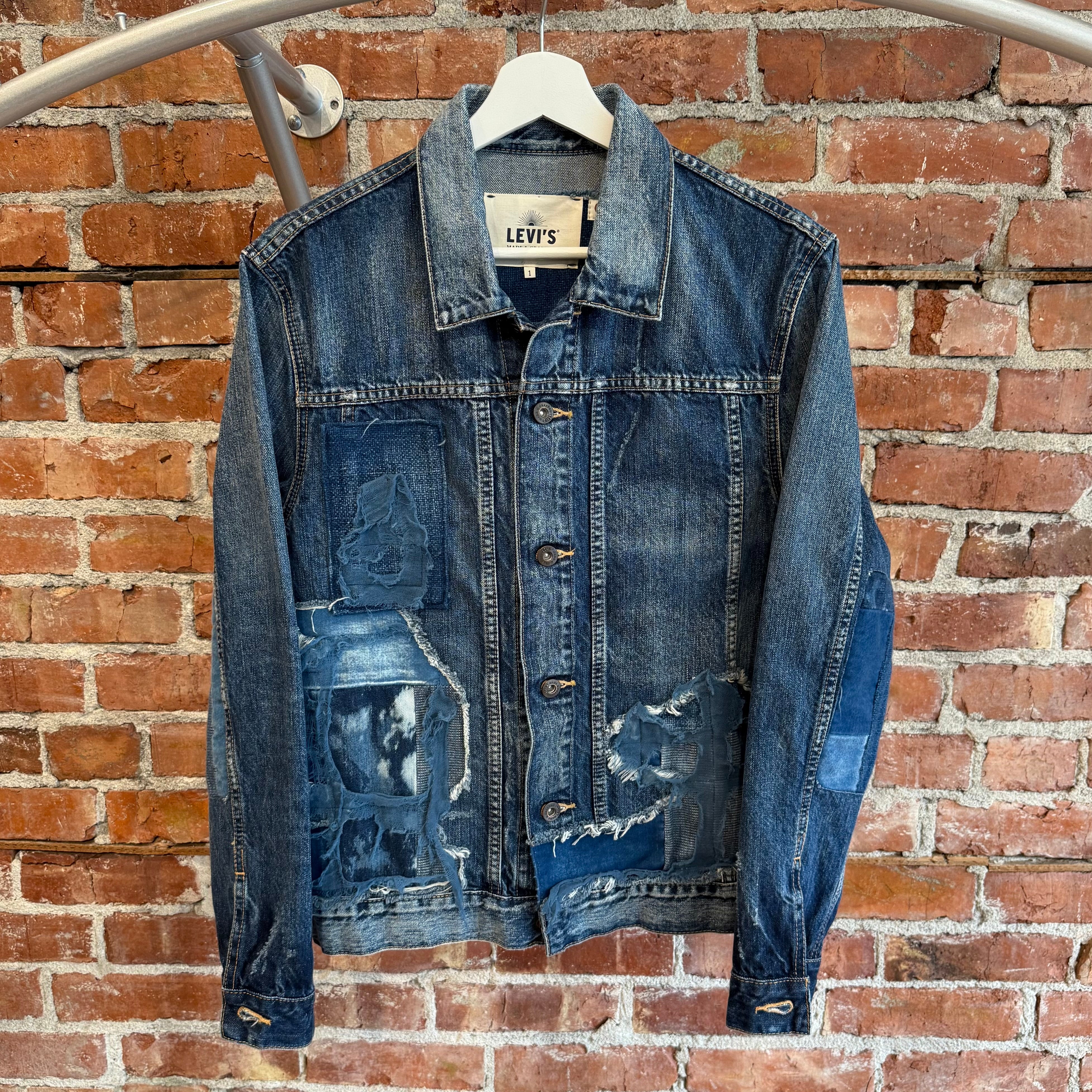 Levi’s bore denim jacket blue LEVIS MADE & CRAFTED TYPE-4 BORO DENIM JACKET 'BLUE' – Sadō Room
