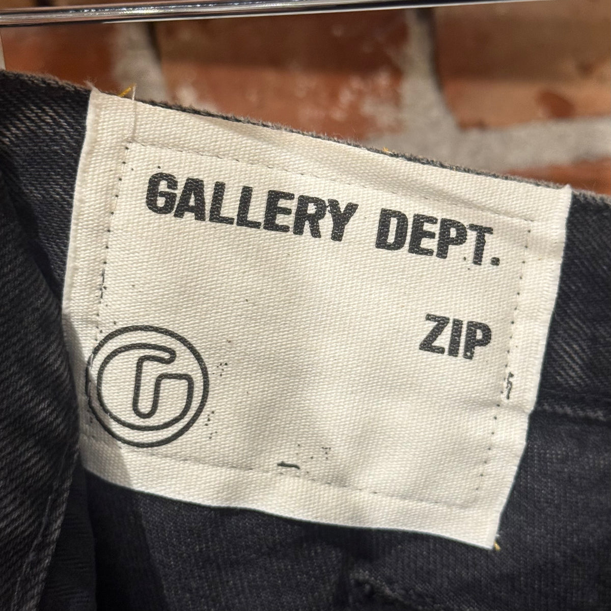 GALLERY DEPT. ZIP PAINTER DENIM ‘BLACK’