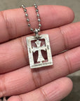 CHROME HEARTS FRAMED BABY FAT NECKLACE ‘SILVER’