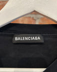 BALENCIAGA SS18 CHEST LOGO TEE ‘BLACK’