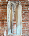 OUR LEGACY TROMPE PRINT THIRD CUT DIGITAL DENIM ‘CREAM/INK’