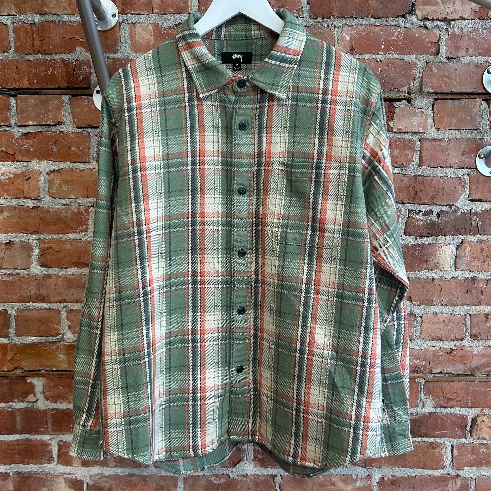 STUSSY LUMBER FLANNEL ‘GREEN’
