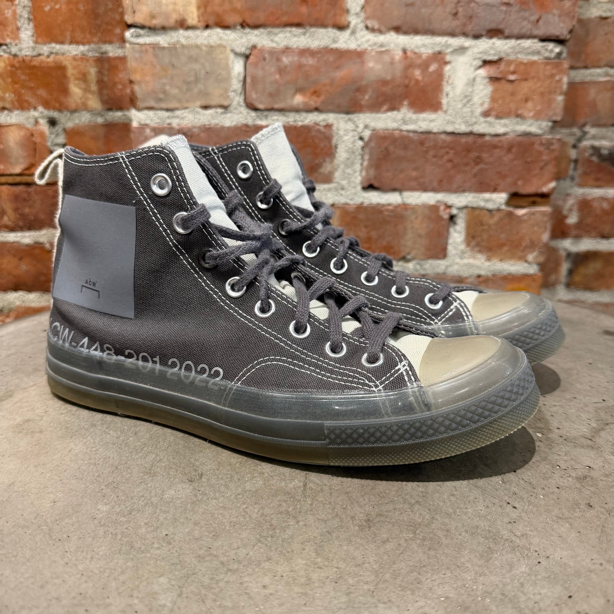 ACW X CONVERSE HIGH TOP SNEAKERS ‘DARK GRAY’