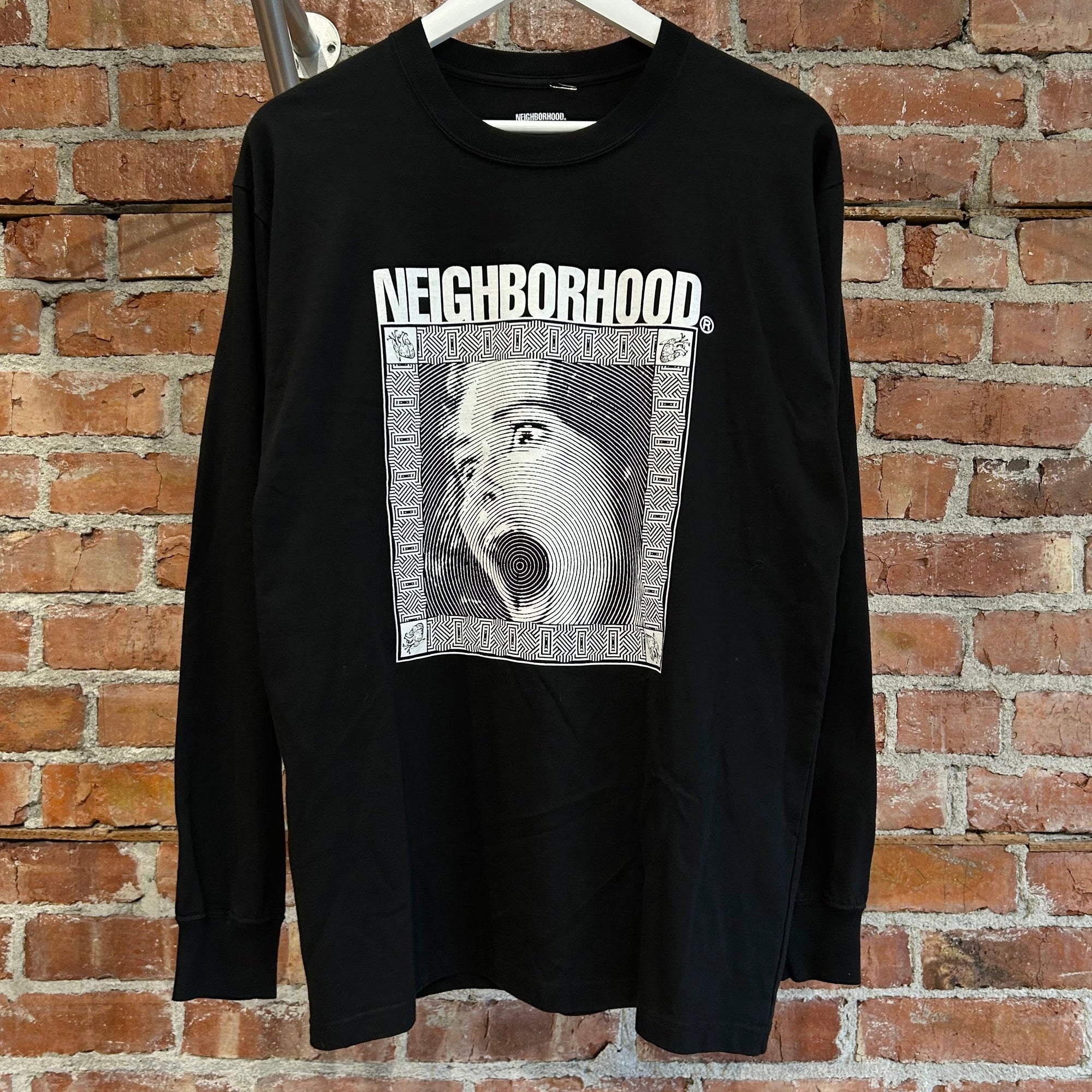 NEIGHBORHOOD STREETCLEANER PHOTO LONG SLEEVE ‘BLACK/WHITE’