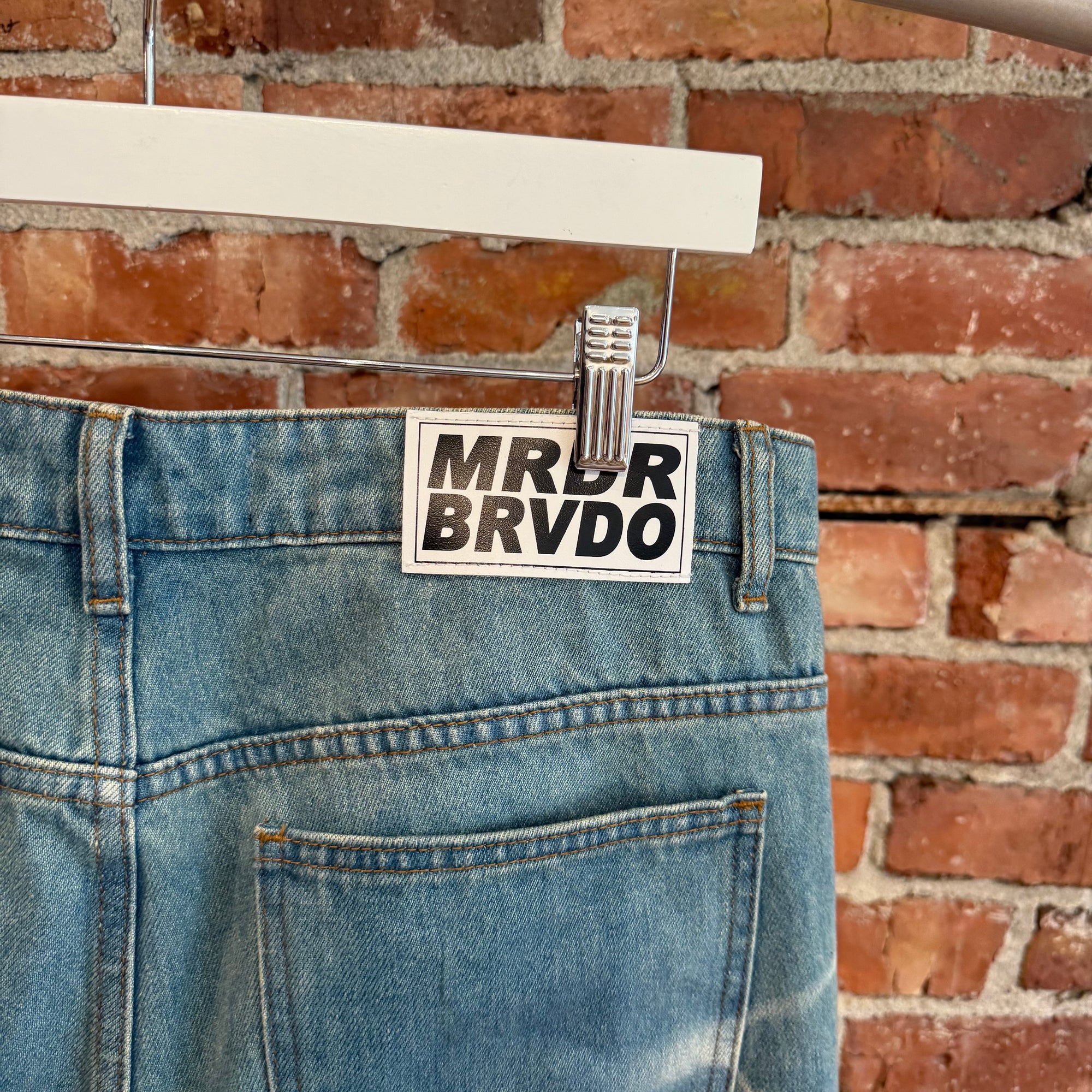 WHO DECIDES WAR TAPESTRY THERMAL LINED DENIM ‘BLUE’