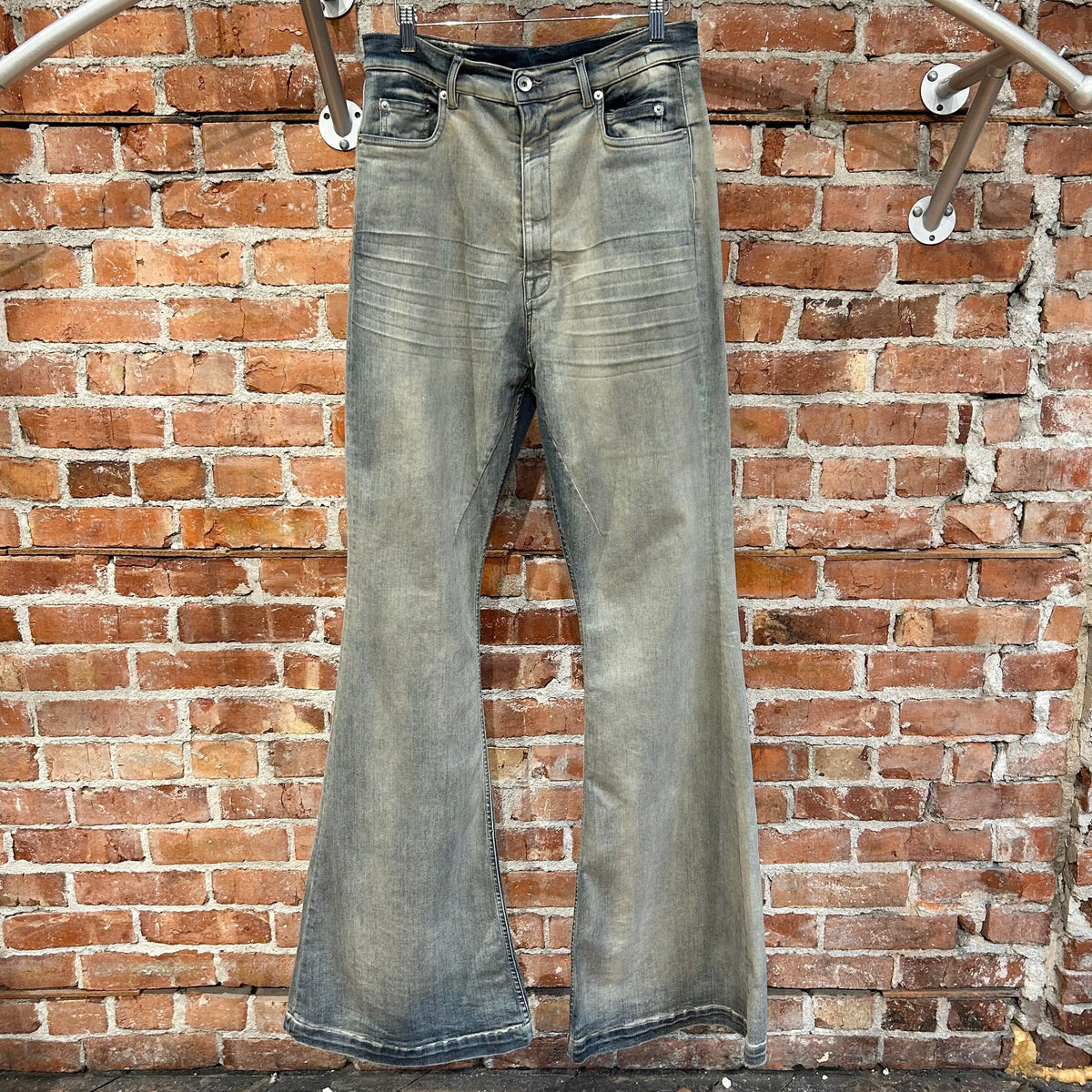 RICK OWENS FW24 PORTERVILLE DRKSHDW BOLAN BOOTCUT JEANS ‘SKY’