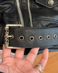 CHROME HEARTS VINTAGE JJ DEAN LEATHER JACKET ‘BLACK’