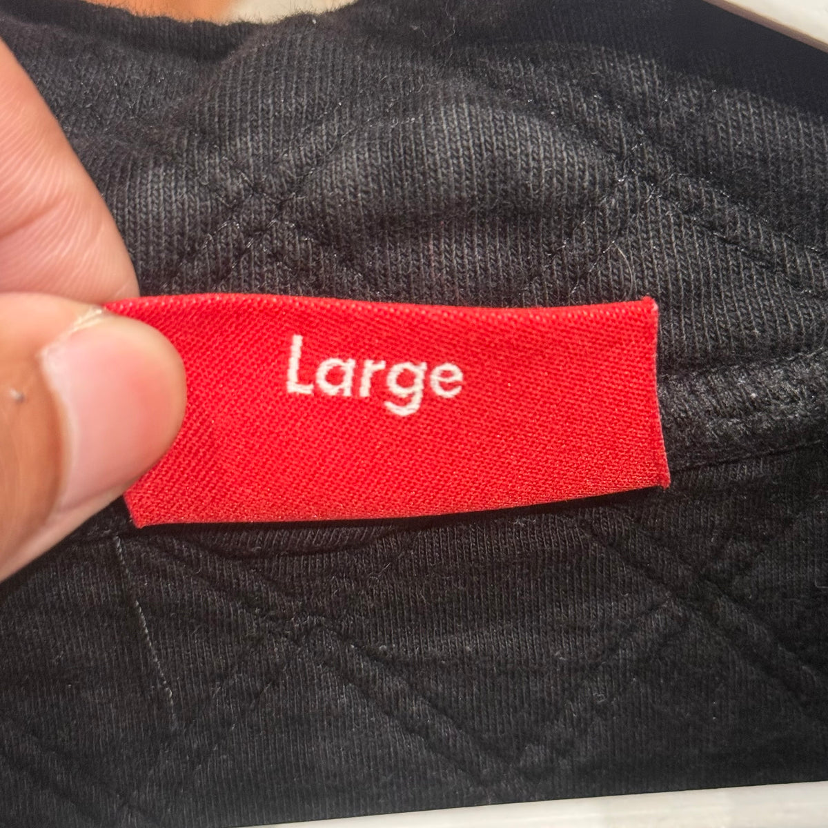 SUPREME SS19 FOREVER QUARTER ZIP ‘BLACK’