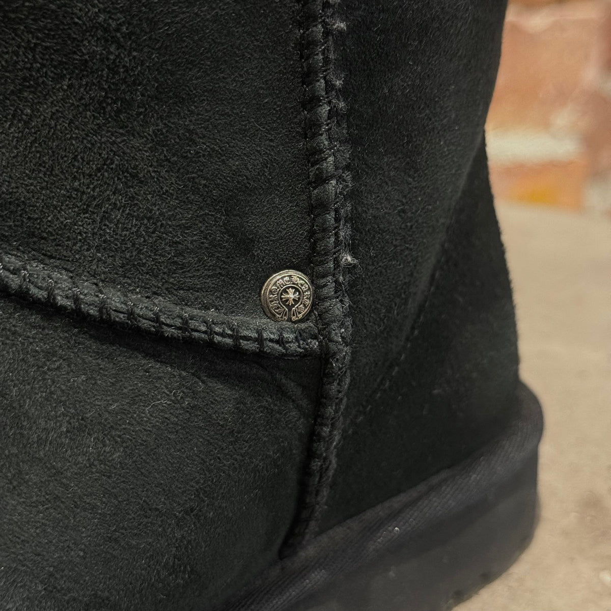 CHROME HEARTS DAGGER UGG BOOTS ‘BLACK’