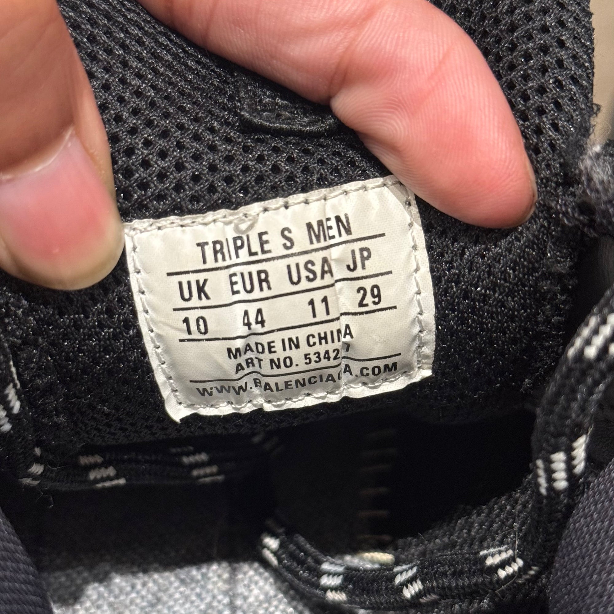 BALENCIAGA TRIPLE S SNEAKERS ‘BLACK’