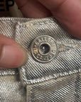 GALLERY DEPT. LOGAN GALACTIC GLITTER FLARED DENIM ‘SILVER’