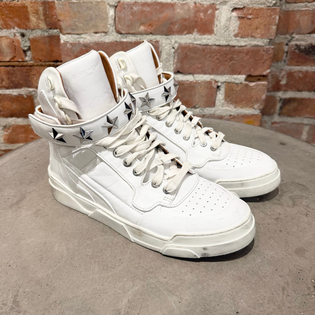 GIVENCHY TISCI ERA TYSON STAR HIGH SNEAKERS ‘WHITE’