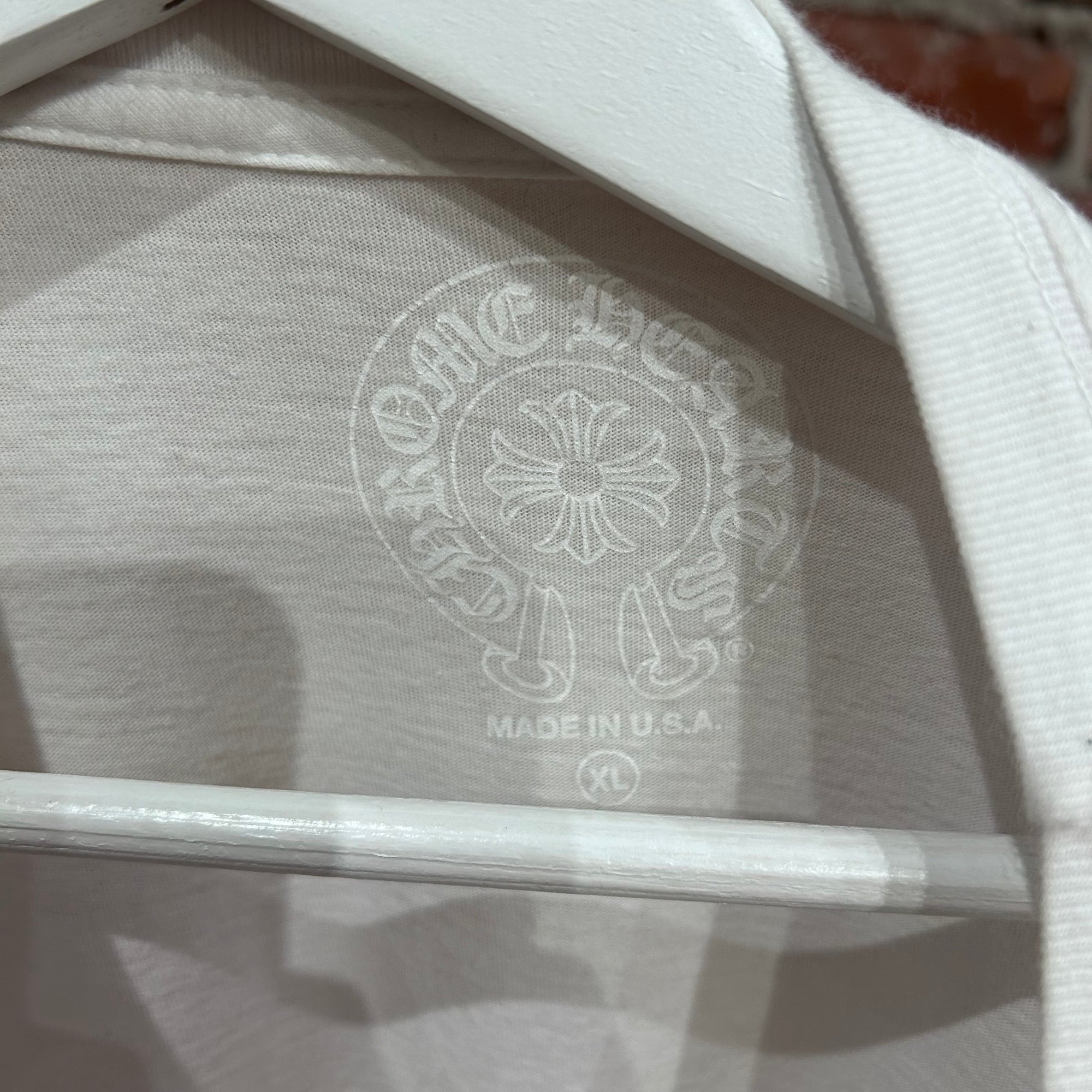 CHROME HEARTS LAS VEGAS EXCLUSIVE FLORAL LONG SLEEVE ‘WHITE’