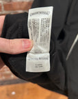 CHROME HEARTS OLIVE VERTICAL SCRIPT ZIP HOODIE ‘BLACK’