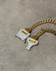 1017 ALYX 9SM CHAIN CUBIX NECKLACE ‘GOLD’