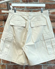 VETEMENTS SS25 CARGO SHORTS ‘WHITE’