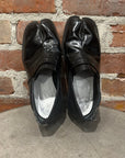 MAISON MARGIELA PATENT LEATHER TABI LOAFERS ‘BLACK’