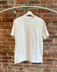 AIME LEON DORE POCKET TEE ‘WHITE’