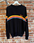 HYSTERIC GLAMOUR PSYCHADELIC KNIT SWEATER ‘BLACK’