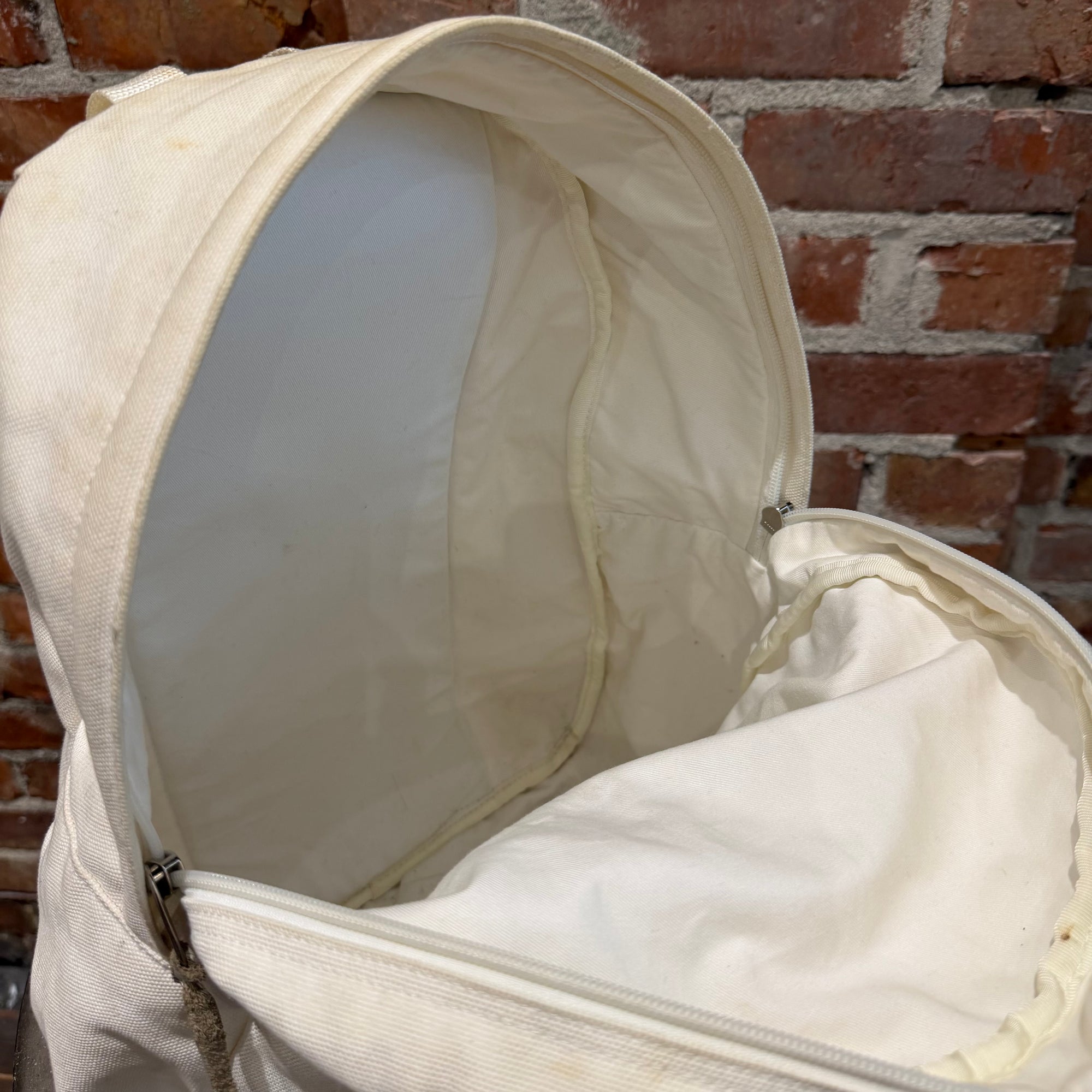 SUPREME SS16 CANVAS BOGO CANVAS BACKPACK ‘WHITE/RED’