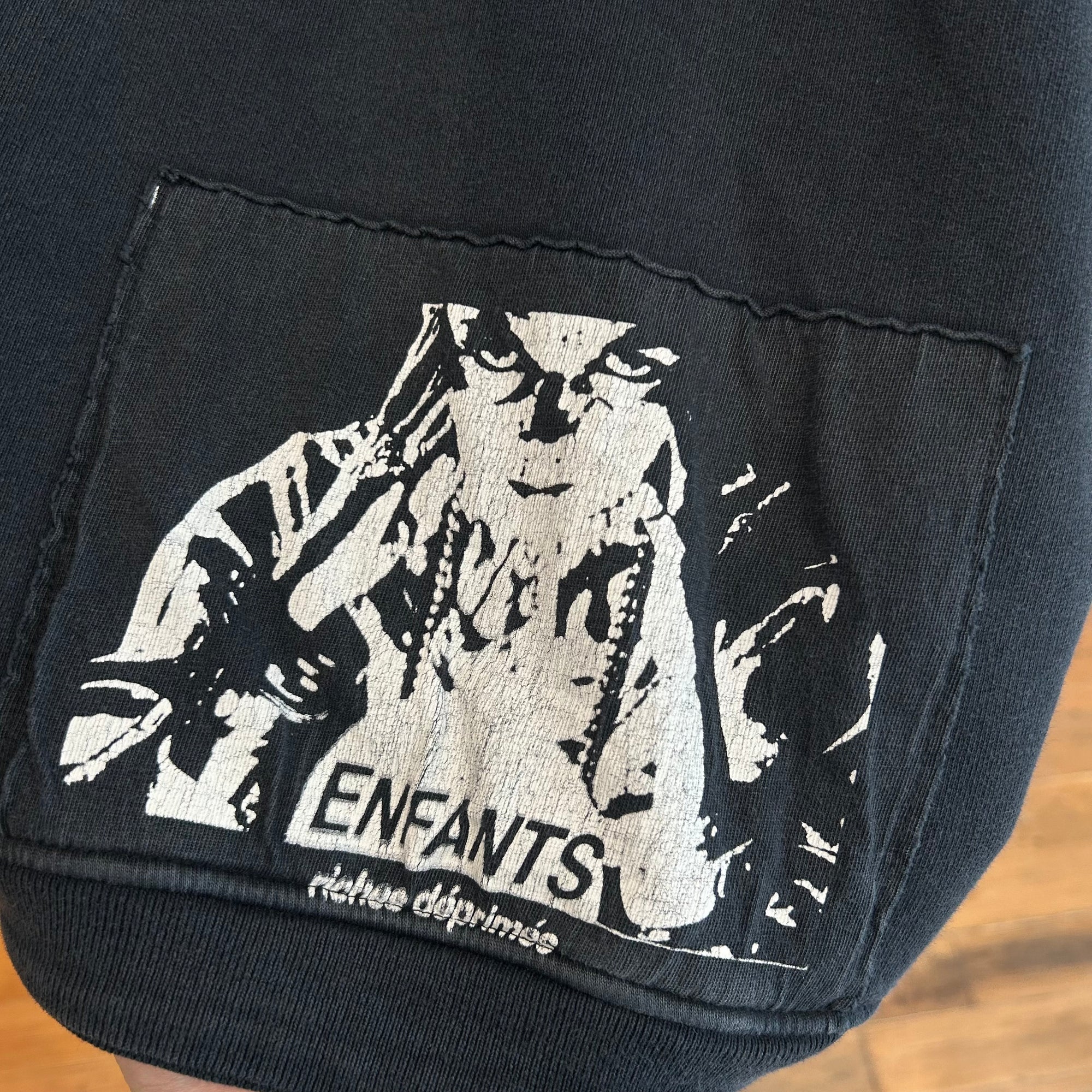 ENFANTS RICHES DEPRIMES SS24 ASSMEBLAGE ZIP HOODIE ‘BLACK’